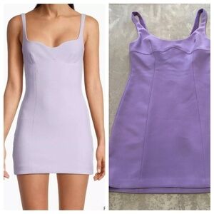 New! Bec + Bridge Zoey Purple Sleeveless bodycon Mini dress 3375